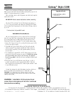 Shakespeare Electronic Galaxy Style 5390 Installation Instructions preview