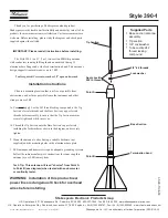 Shakespeare Electronic Style 390-1 Installation Instructions preview