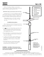 Shakespeare Electronic Style 390 Installation Instructions preview