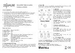 Предварительный просмотр 2 страницы Shaman MHM-01 Instructions