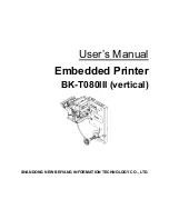 Preview for 1 page of Shandong New Beiyang Information Technology Co. BK-T080III User Manual