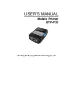 Shandong New Beiyang Information Technology Co. BTP-P35 User Manual preview