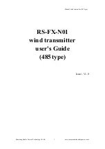 Preview for 1 page of Shandong Renke Control Technology RS-FX-N01 User Manual