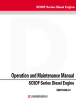 Shanghai Diesel Engine SC9DF Operation And Maintenance Manual предпросмотр