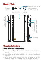 Предварительный просмотр 4 страницы Shanling M5S User Manual