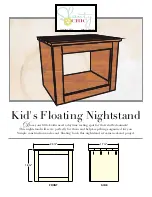 Shanty 2 CHIC Kid's Floating Nightstand Manual предпросмотр