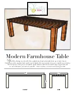 Shanty 2 CHIC Modern Farmhouse Table Manual предпросмотр