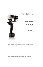 Preview for 1 page of Shape ISEEI Owner'S Manual