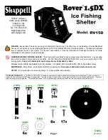 Shappell Rover 1.5DX RV15D Instructions Manual preview