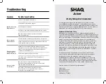 Preview for 8 page of Shaq SHL-90 Owner'S Manual