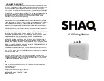 Shaq UVC Cutting Station Quick Start Manual preview