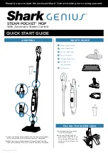 Preview for 1 page of Shark Genius STEAM POCKET MOP Quick Start Manual