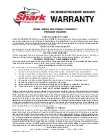 Preview for 14 page of Shark Pressure Washers DE-2010 Operating Instructions And Parts Manual