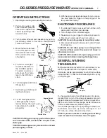 Preview for 7 page of Shark Pressure Washers DG-3022 Operating Instructions And Parts Manual