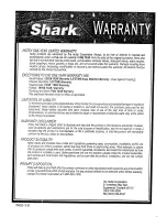 Предварительный просмотр 30 страницы Shark 1025 Operating Instructions And Parts Manual