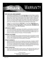 Предварительный просмотр 33 страницы Shark 1025 Operating Instructions And Parts Manual