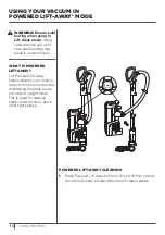 Предварительный просмотр 14 страницы Shark APEX duoclean Powered Lift-Away AX950 Series Instructions Manual