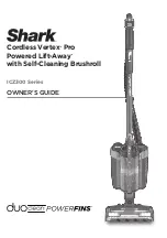 Preview for 1 page of Shark duo clean POWERFINS Vertex Pro ICZ300 Series Owner'S Manual