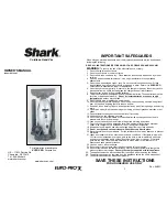 Предварительный просмотр 1 страницы Shark EP750ST Owner'S Manual