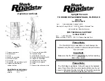 Предварительный просмотр 9 страницы Shark EURO-PRO Roadster V204TF Owner'S Manual