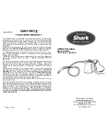 Preview for 1 page of Shark EURO-PROX SC505 Owner'S Manual