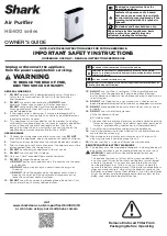 Shark HE400 Series Owner'S Manual preview