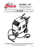 Предварительный просмотр 1 страницы Shark HP-5030D Operating Instructions And Parts Manual