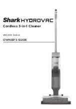 Предварительный просмотр 1 страницы Shark HYDROVAC WD200 Series Owner'S Manual