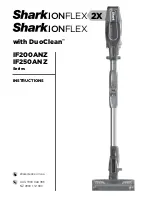 Preview for 1 page of Shark IONFlex 2X DuoClean IF250ANZ Series Instructions Manual