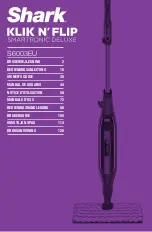Shark Klik N' Flip Smartronic Deluxe Steam Pocket S6003EU Owner'S Manual preview