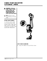 Предварительный просмотр 14 страницы Shark Lift-Away NV601UK Series Instructions Manual