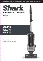 Предварительный просмотр 2 страницы Shark LIFT-AWAY SPEED NV770 Quick Start Manual