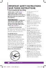 Preview for 2 page of Shark LIGHT & EASY S3250W Owner'S Manual