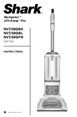 Предварительный просмотр 1 страницы Shark Navigator Lift-Away Pro NV358QBK Series Instructions Manual