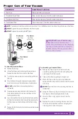 Предварительный просмотр 11 страницы Shark NAVIGATOR NV46 Series Owner'S Manual