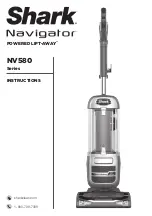 Предварительный просмотр 1 страницы Shark Navigator Powered Lift-Away NV580 Series Instructions Manual