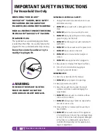 Preview for 4 page of Shark Navigator UV300 Owner'S Manual