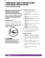 Предварительный просмотр 4 страницы Shark NV22LWM Owner'S Manual