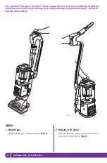 Предварительный просмотр 8 страницы Shark NV360NZ Owner'S Manual