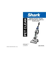 Preview for 1 page of Shark Pet Clean V1504C User Manual