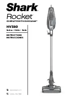 Preview for 1 page of Shark Rocket DuoClean HV380 series Instruction Manual