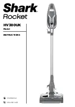 Shark Rocket HV380UK Instructions Manual предпросмотр