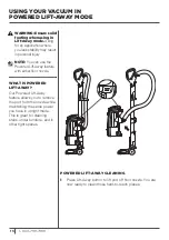 Предварительный просмотр 16 страницы Shark Rotator Speed Powered Lift Away NV682 Instructions Manual