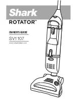 Shark Rotator SV1107 Owner'S Manual preview