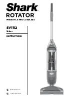 Shark Rotator SV1112 Series Instructions Manual предпросмотр