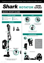 Shark Rotator Quick Start Manual предпросмотр