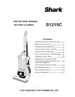 Предварительный просмотр 1 страницы Shark S1215C Instruction Manual