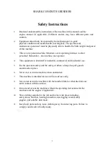 Preview for 4 page of Shark S460 Safety & Operator Manual