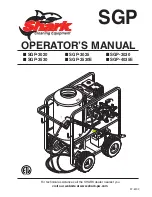 Shark SGP-3020 Operator'S Manual предпросмотр