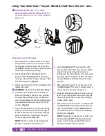 Предварительный просмотр 12 страницы Shark SONIC DUO+ ZZ550 Owner'S Manual